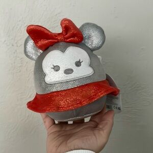Disney Silver Plush with Red Accents